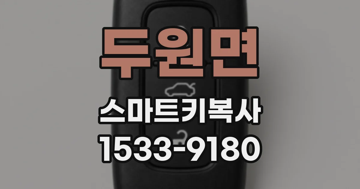 두원면 스마트키복사