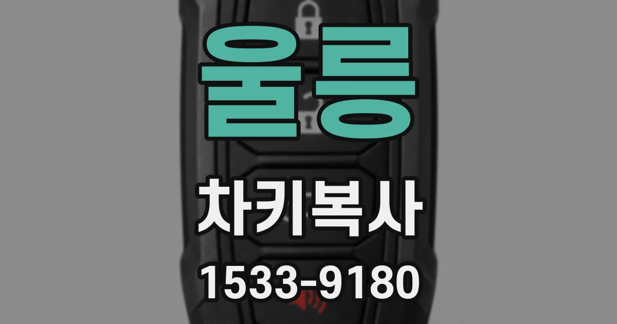 울릉 차키복사