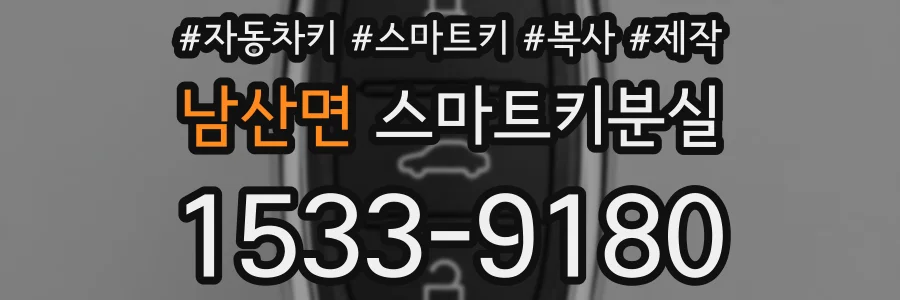 남산면 스마트키분실