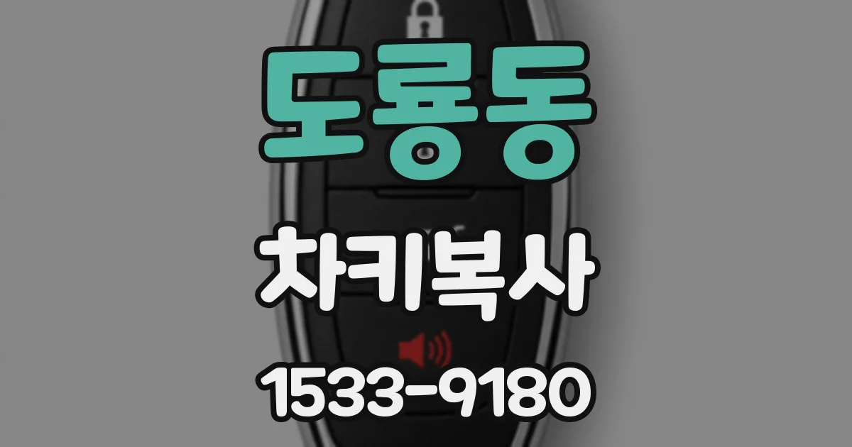 도룡동 차키복사