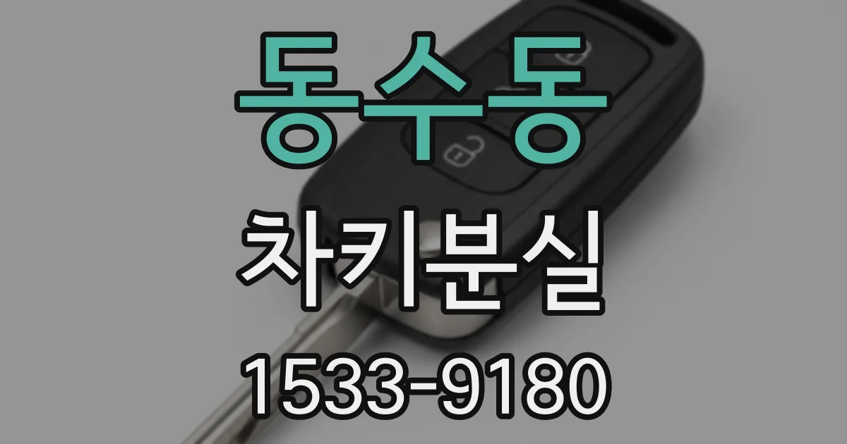 동수동 차키분실