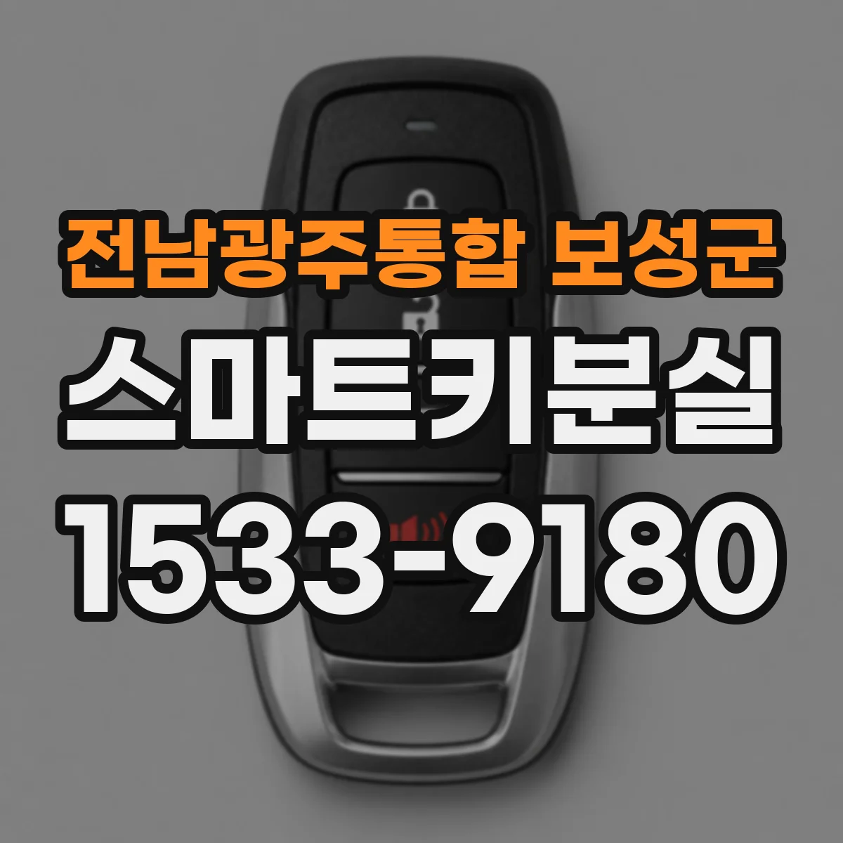 전남광주통합 보성군 스마트키분실
