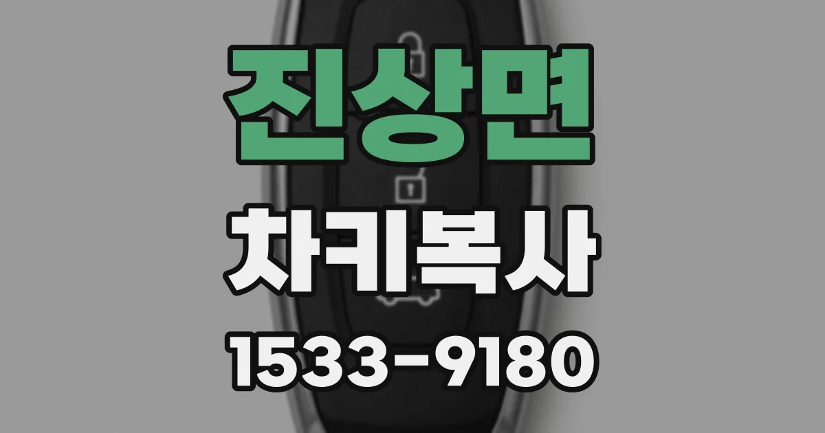 진상면 차키복사