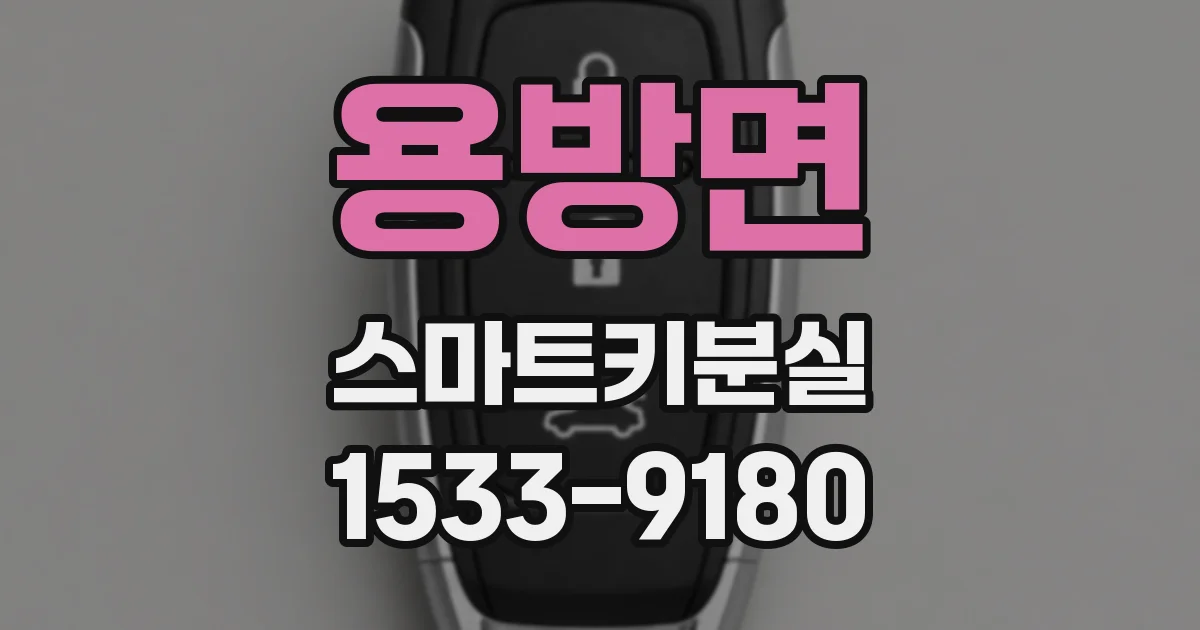 용방면 스마트키분실
