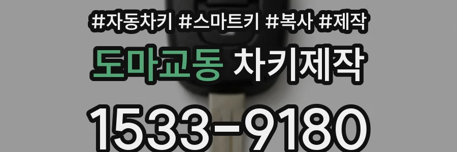 도마교동 차키제작