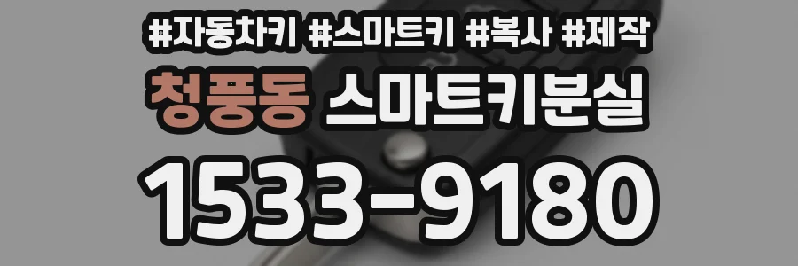 청풍동 스마트키분실