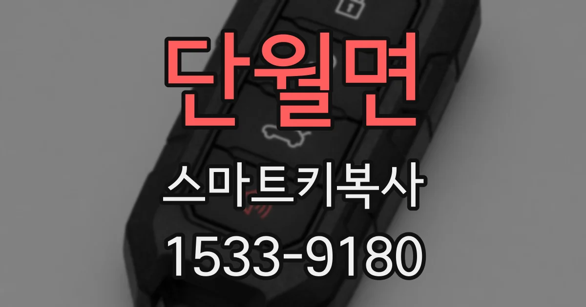 단월면 스마트키복사