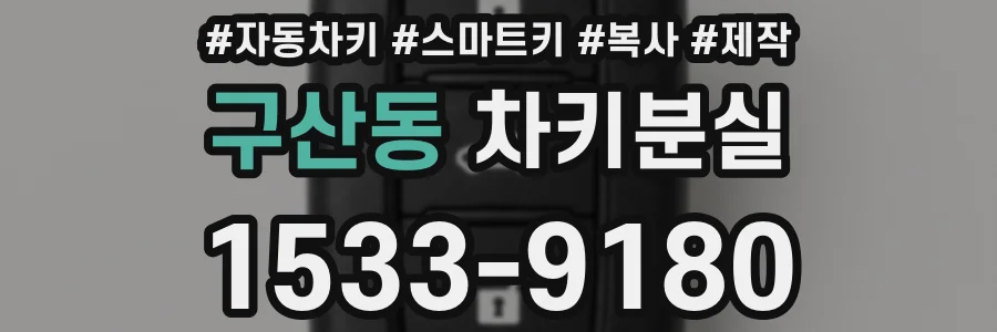 구산동 차키분실