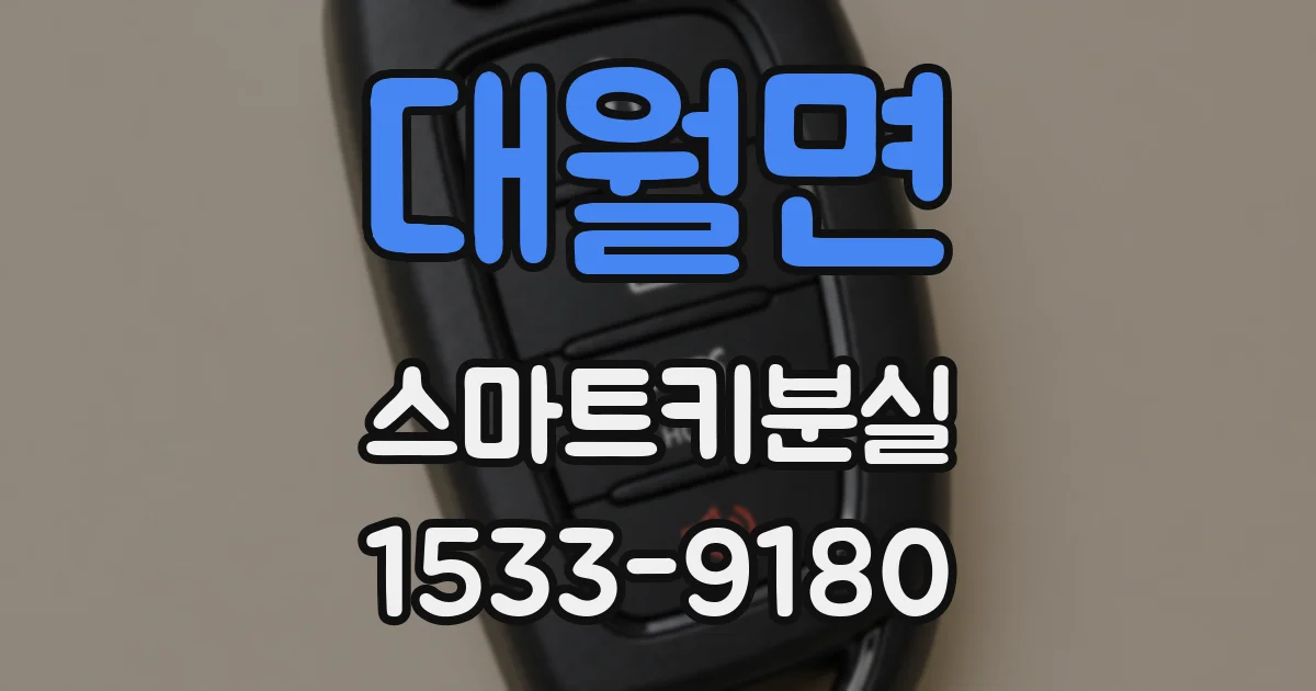 대월면 스마트키분실