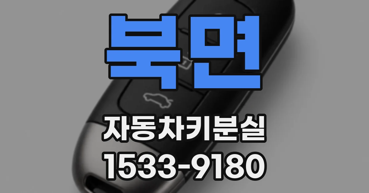 북면 자동차키분실