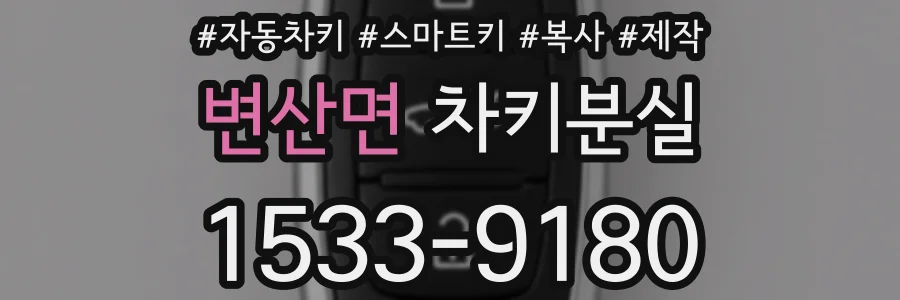 변산면 차키분실