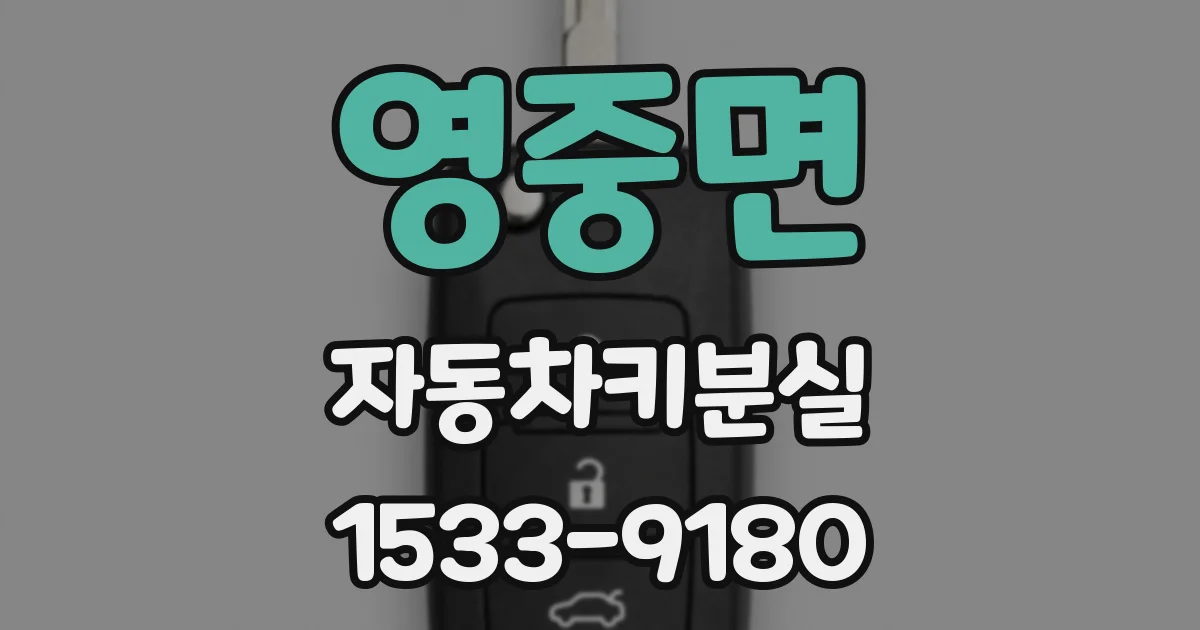 영중면 자동차키분실