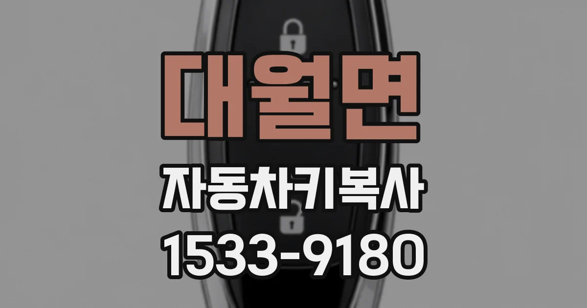 대월면 자동차키복사