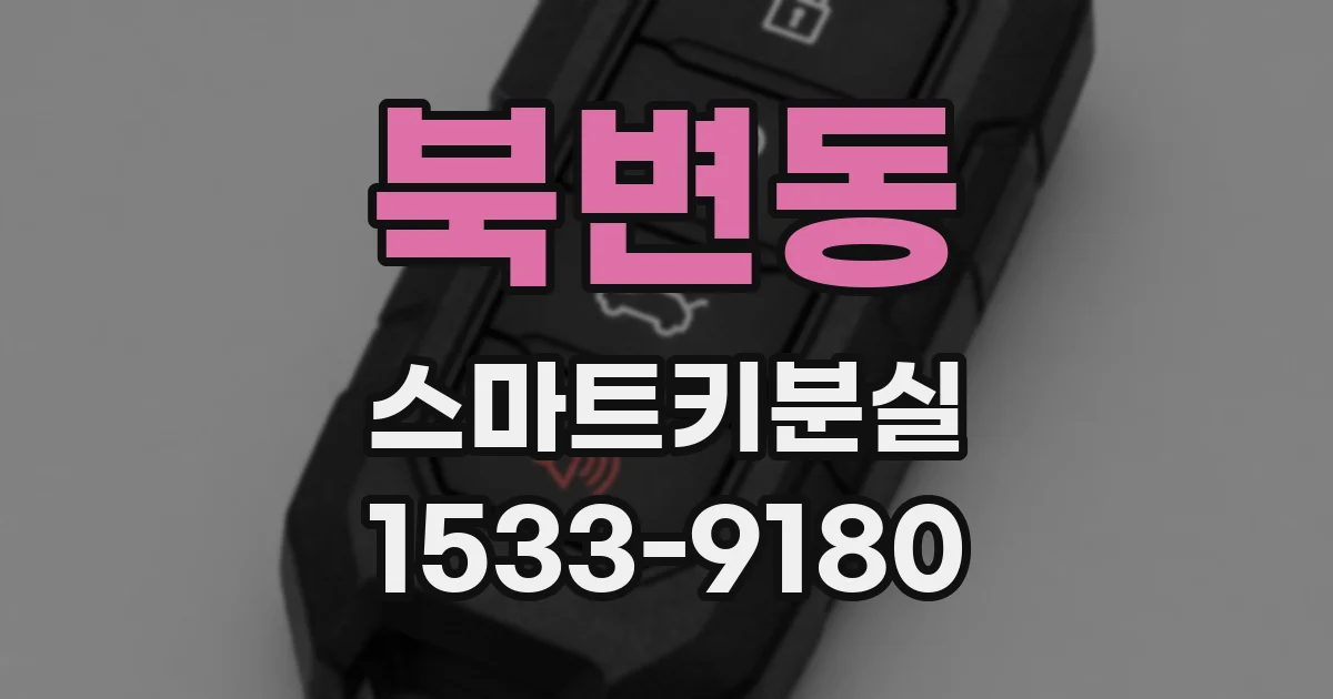 북변동 스마트키분실