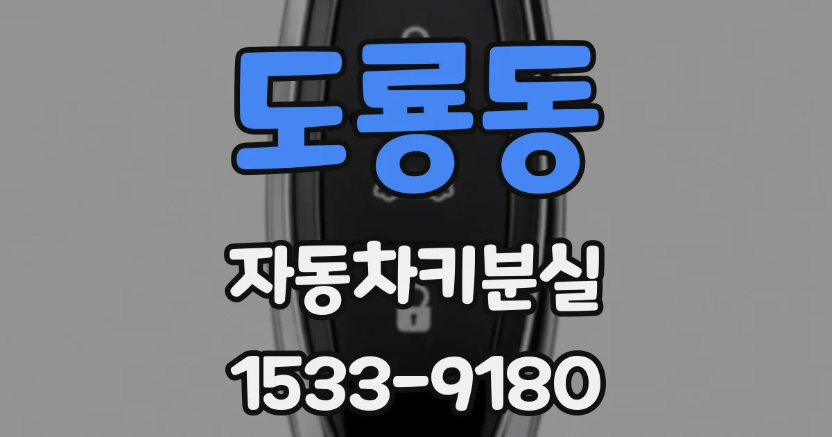 도룡동 자동차키분실