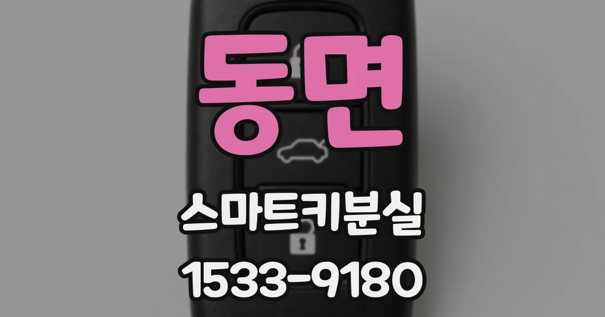 동면 스마트키분실
