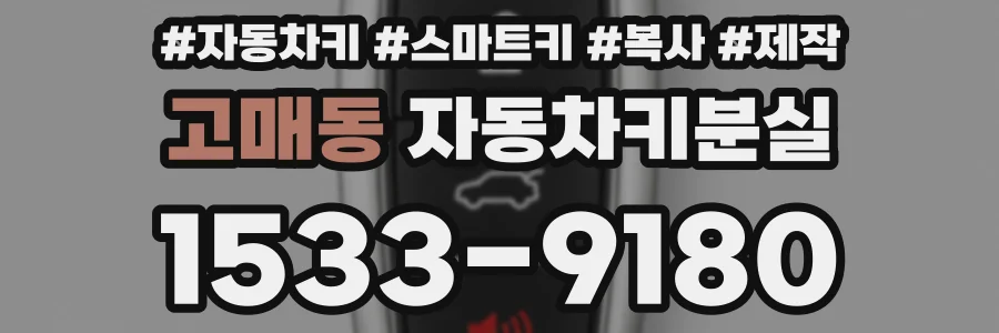 고매동 자동차키분실