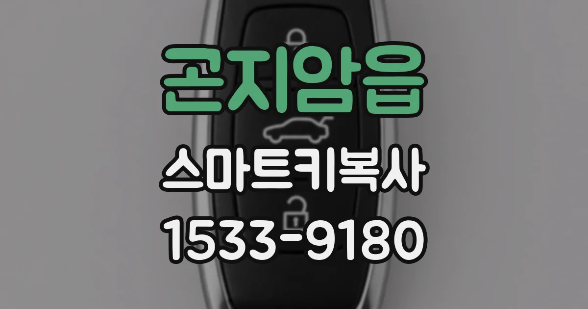 곤지암읍 스마트키복사