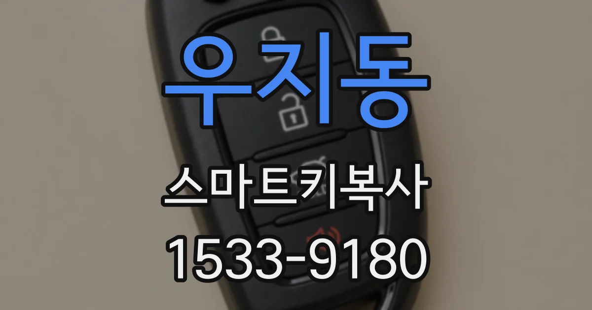 우지동 스마트키복사