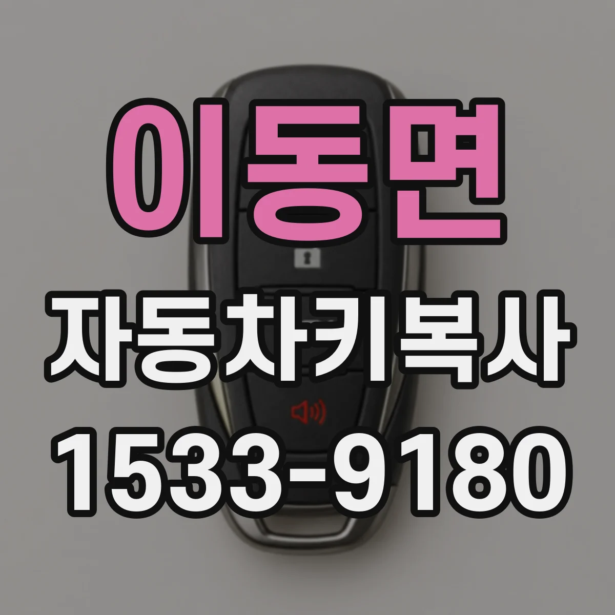 이동면 자동차키복사