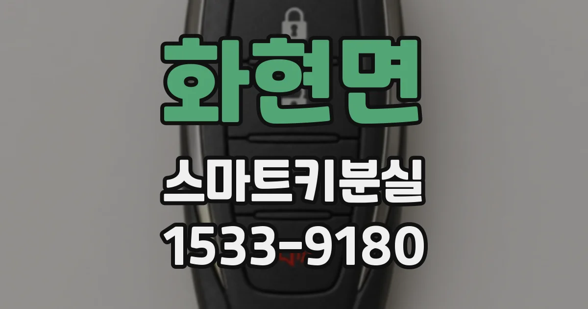 화현면 스마트키분실