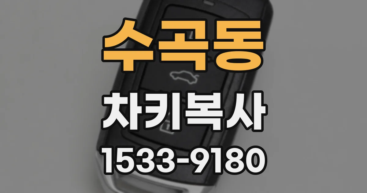 수곡동 차키복사