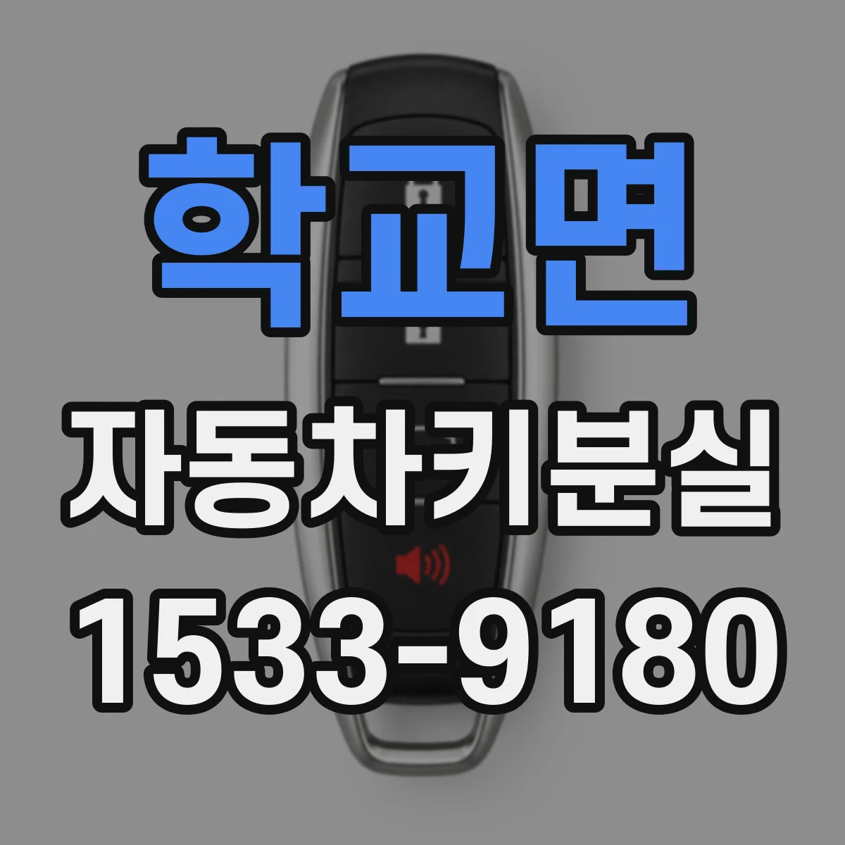 학교면 자동차키분실