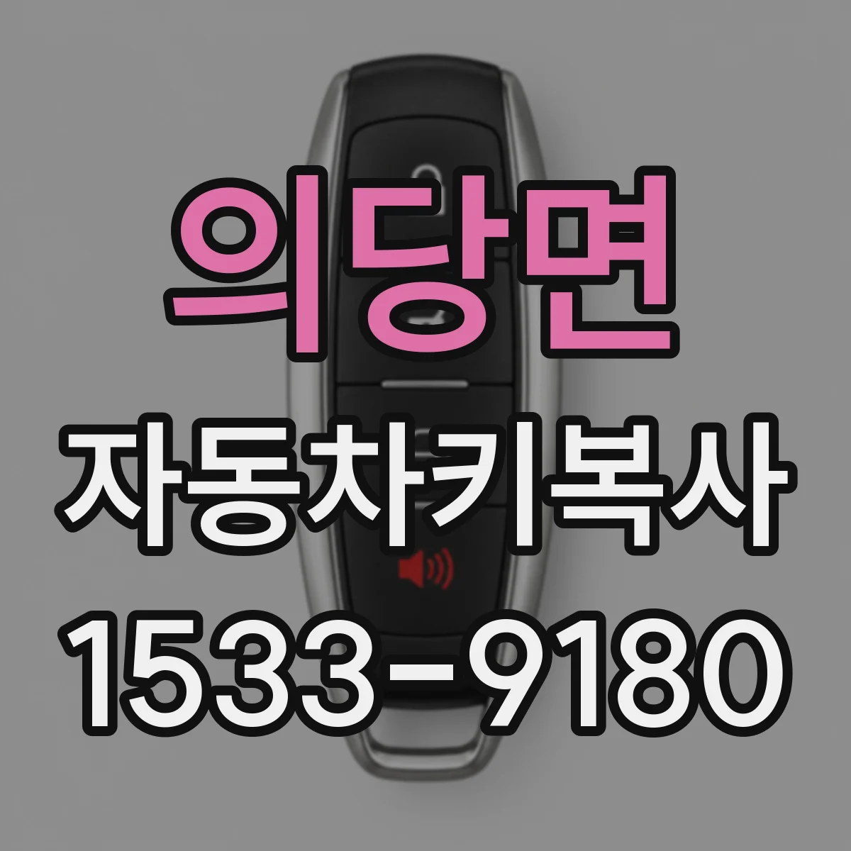 의당면 자동차키복사