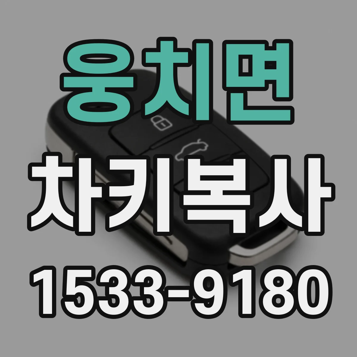 웅치면 차키복사