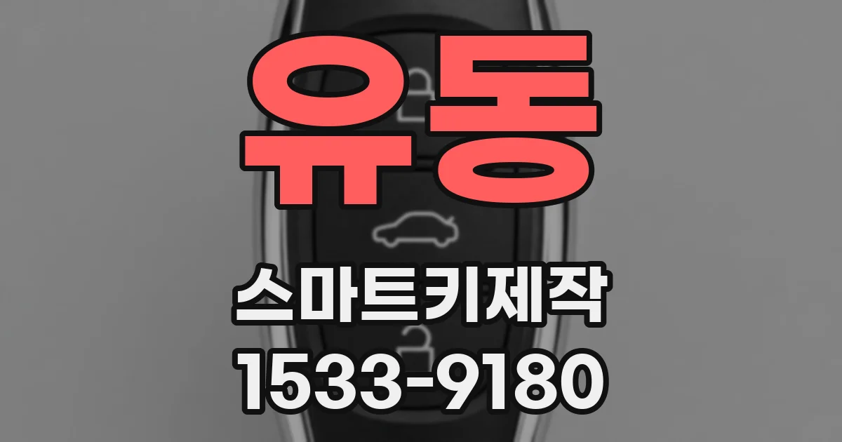 유동 스마트키제작
