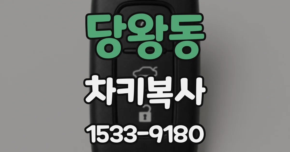 당왕동 차키복사