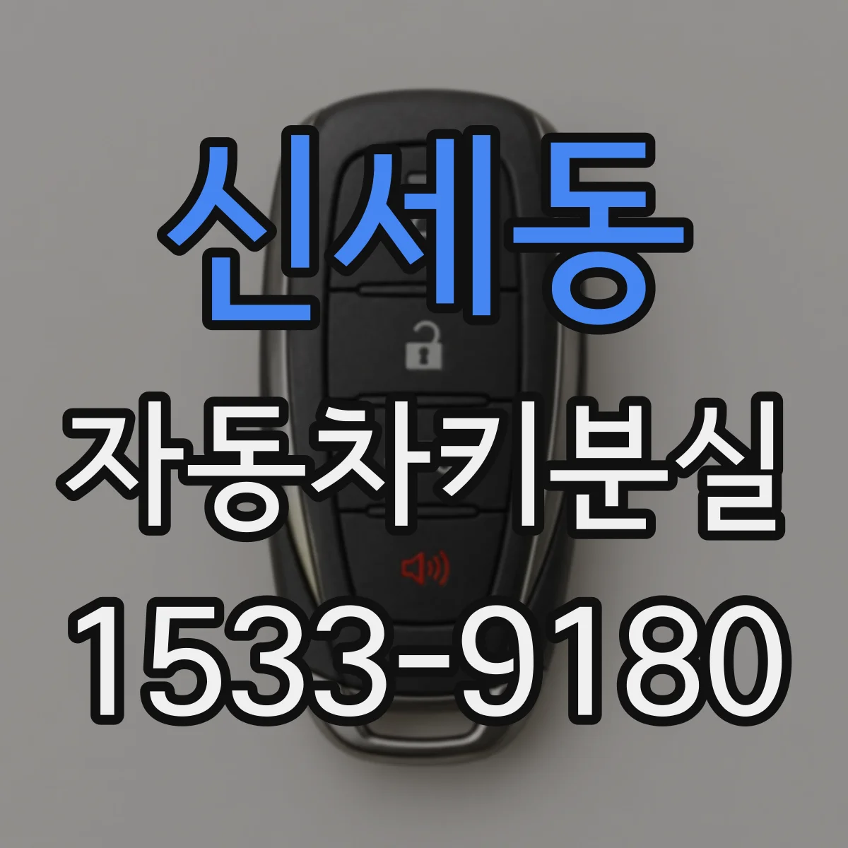 신세동 자동차키분실