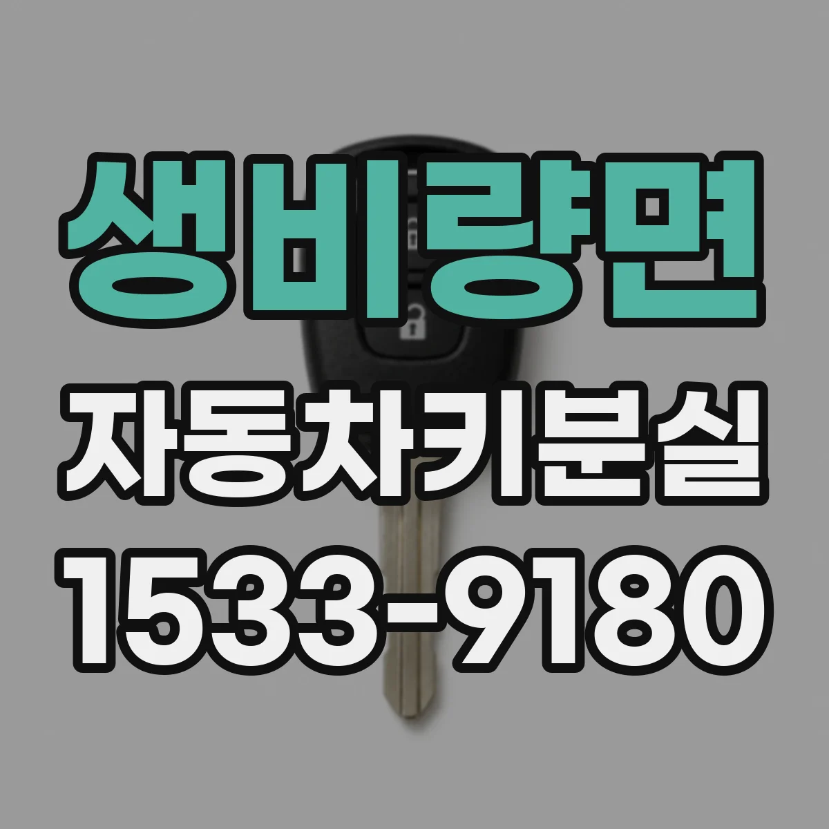 생비량면 자동차키분실