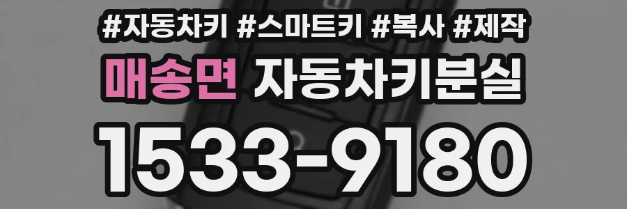 매송면 자동차키분실