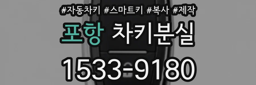 포항 차키분실