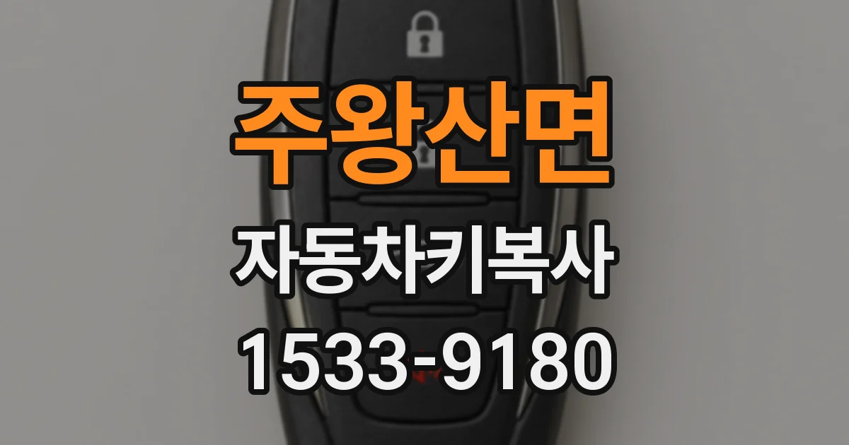주왕산면 자동차키복사