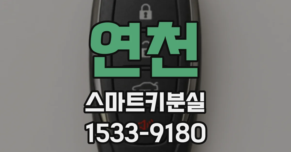 연천 스마트키분실