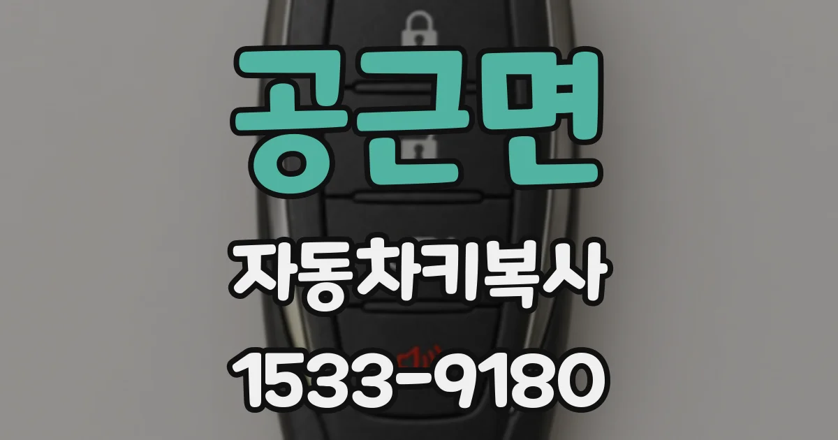공근면 자동차키복사