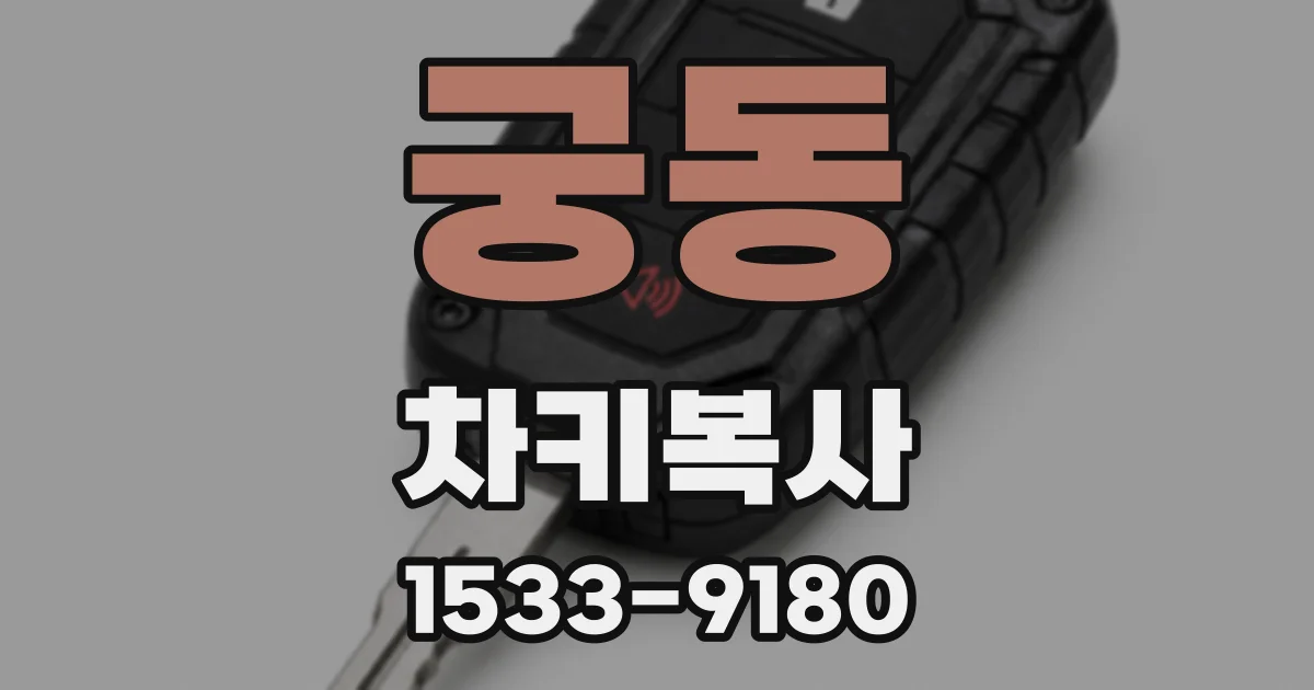 궁동 차키복사