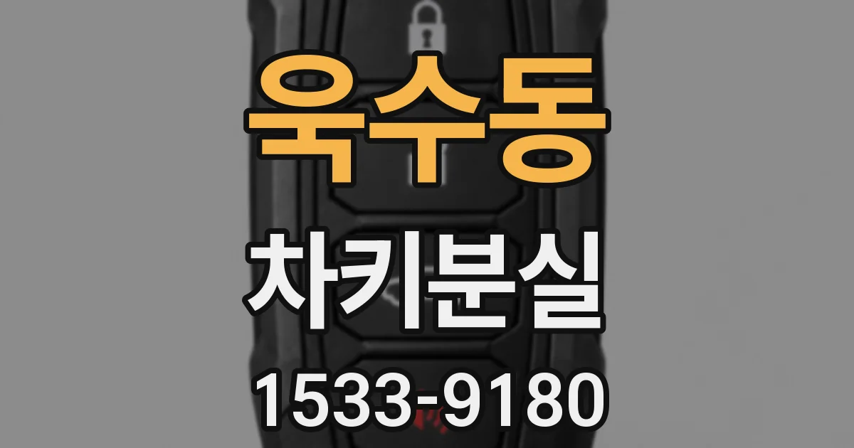욱수동 차키분실