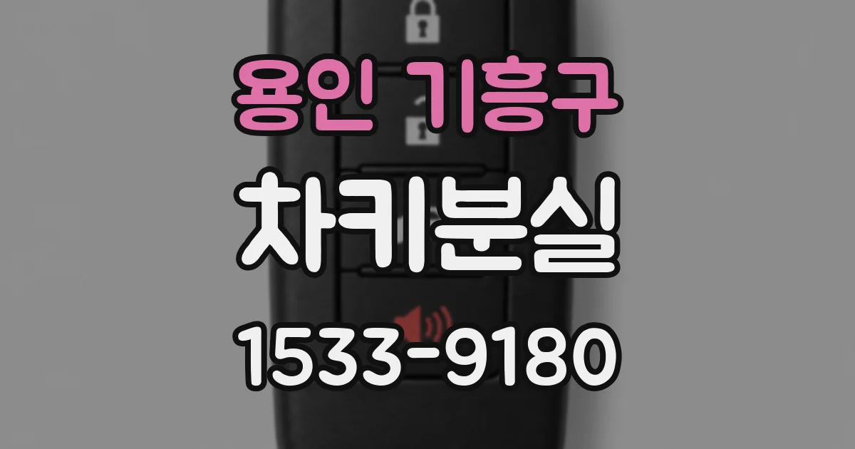 용인 기흥구 차키분실
