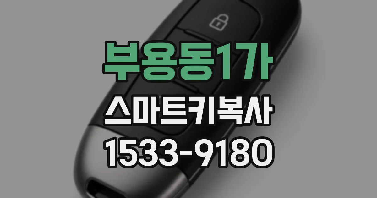 부용동1가 스마트키복사