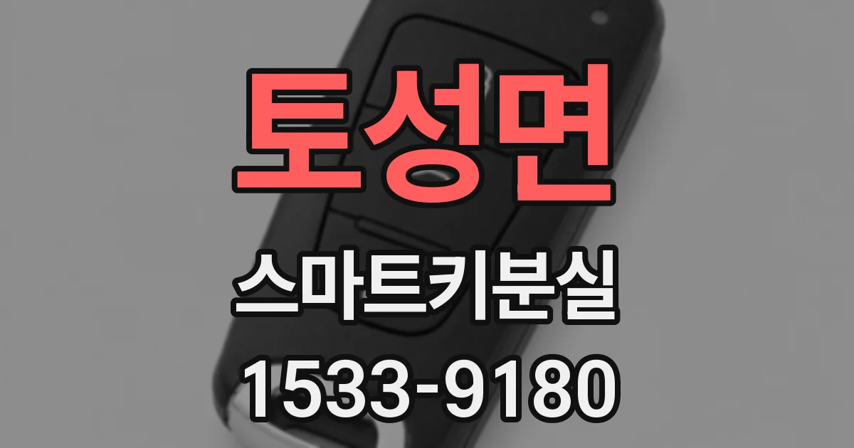 토성면 스마트키분실