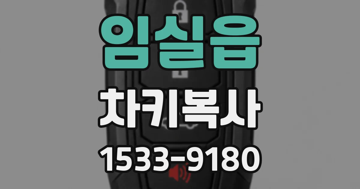임실읍 차키복사
