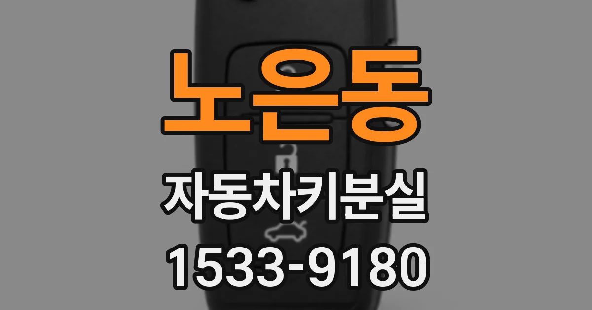 노은동 자동차키분실