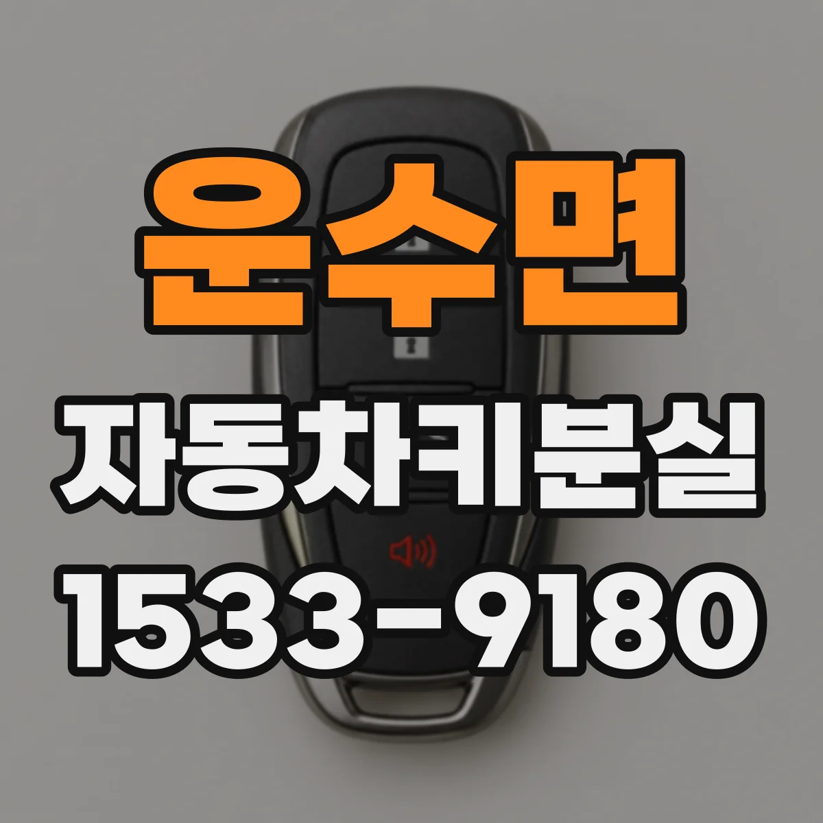 운수면 자동차키분실