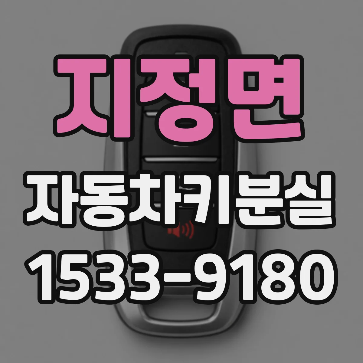 지정면 자동차키분실