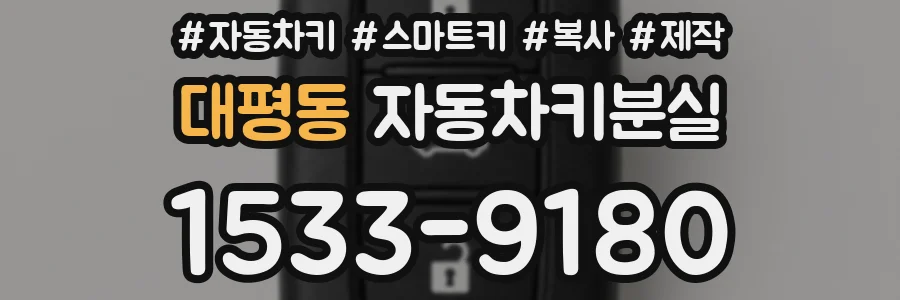 대평동 자동차키분실
