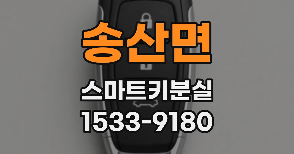 송산면 스마트키분실