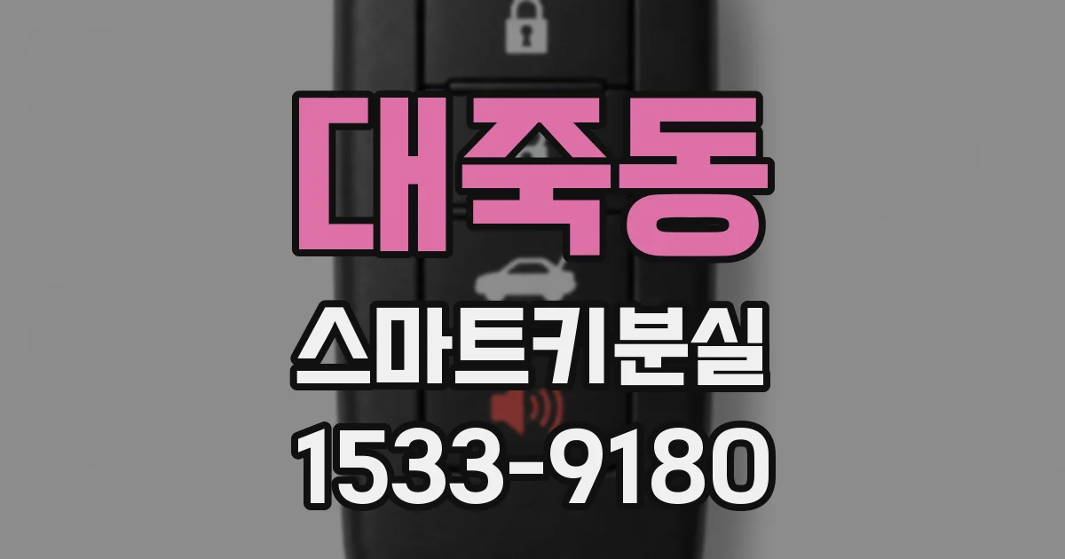 대죽동 스마트키분실